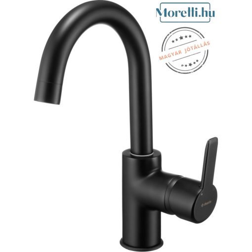 DEANTE-BQA-N24M ARNIKA Black Color Washbasin Faucet Single Lever Mixer Rotatable Spout