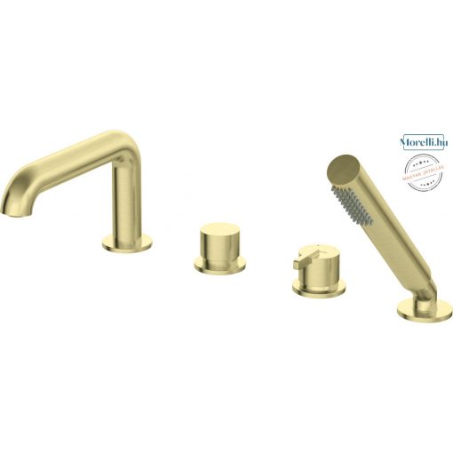 DEANTE-BQS-R14M SILIA Brushed gold Color Tub filler Faucet Single lever, mixer Fixed Spout