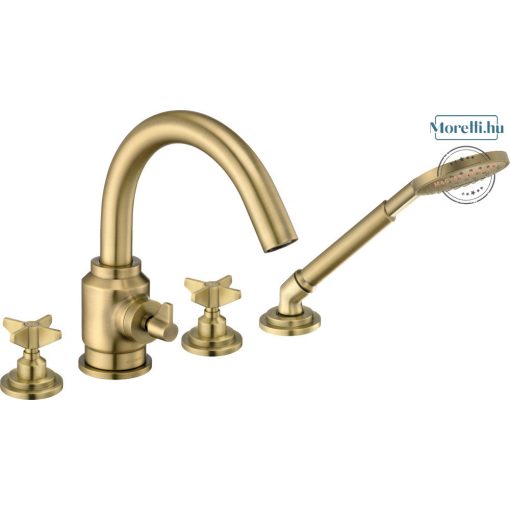 DEANTE-BQT-M14D TEMISTO Brass Color Tub Filler Faucet Double Lever Fixed Spout