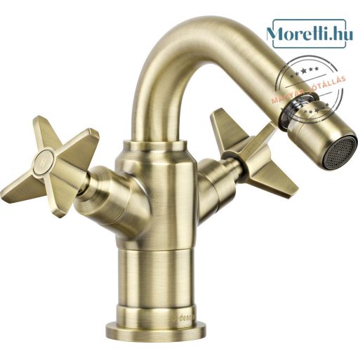 DEANTE-BQT-M31D TEMISTO Brass Color Bidet Faucet Double Lever Rotatable Spout