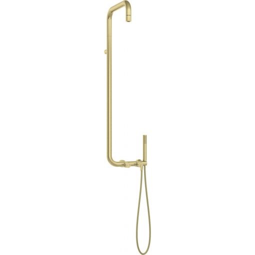 DEANTE-NQS-R4XM SILIA Brushed Gold Colored Rain Shower Head Mixer Spout