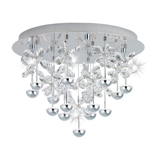 Ceiling Lamp Chrome EGLO 39245