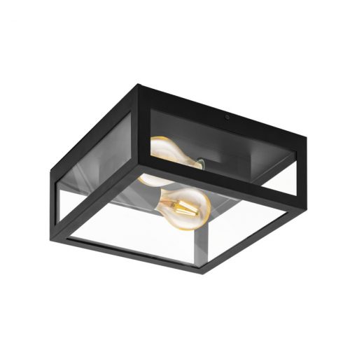 Bathroom Ceiling Lamp Black AMEZOLA EGLO 99122