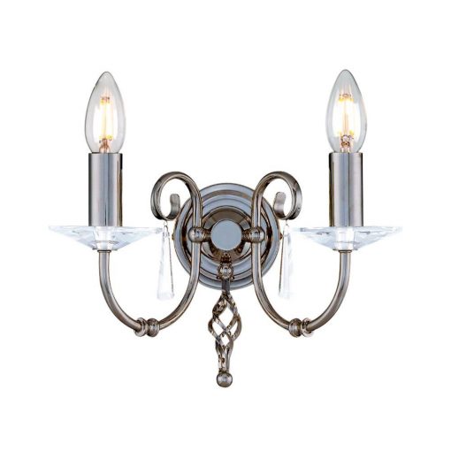 Wall lamp Chrome AEGEAN ELSTEAD-AG2-POL-NICKEL