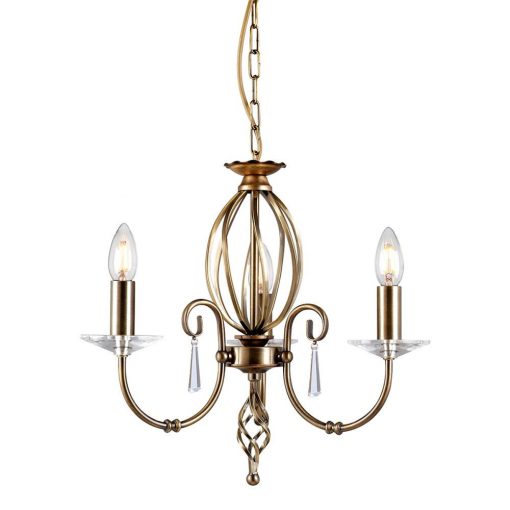 Chandelier Copper AEGEAN ELSTEAD-AG3-AGED-BRASS