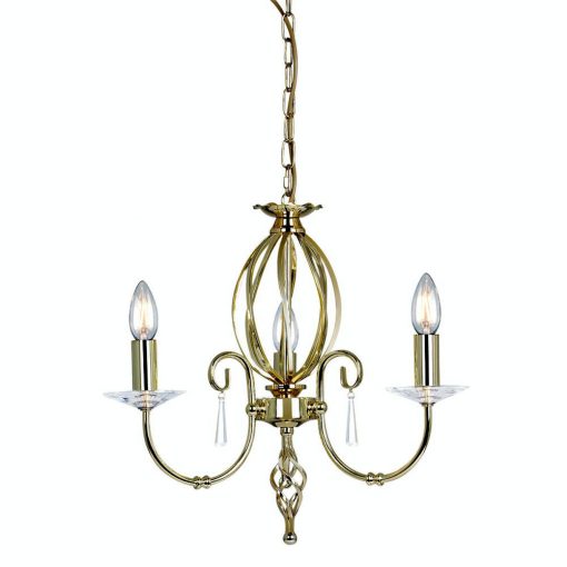 Chandelier Copper AEGEAN ELSTEAD-AG3-POL-BRASS