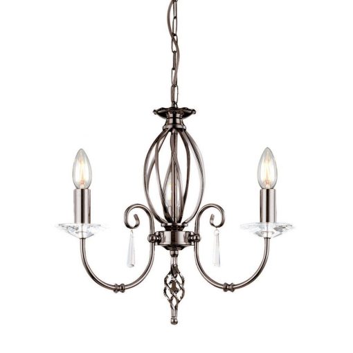 Chandelier Chrome AEGEAN ELSTEAD-AG3-POL-NICKEL