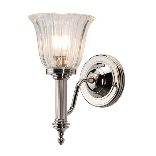 Wall lamp Chrome CARROLL ELSTEAD-BATH-CARROLL1-PN