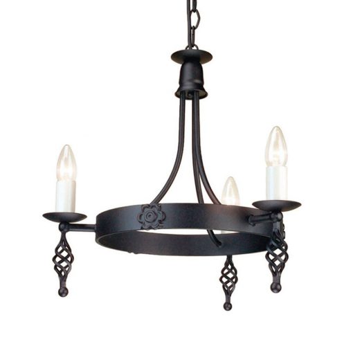 Chandelier Black BELFRY ELSTEAD-BY3-BLACK