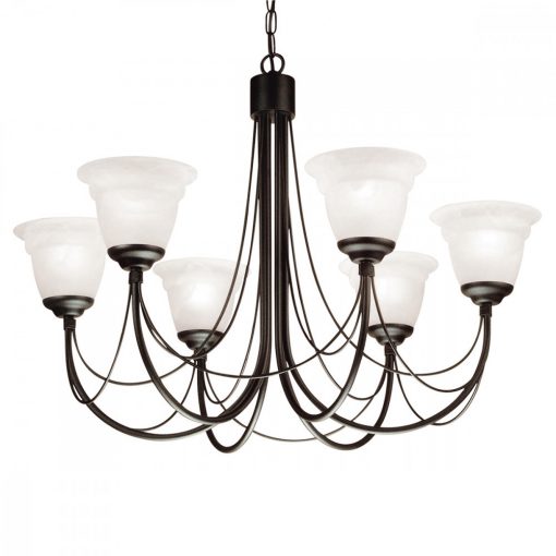 Chandelier Black ELSTEAD CB6-BLACK