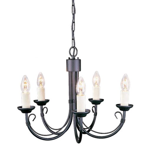 Chandelier Black CHARTWELL ELSTEAD-CH5-BLACK