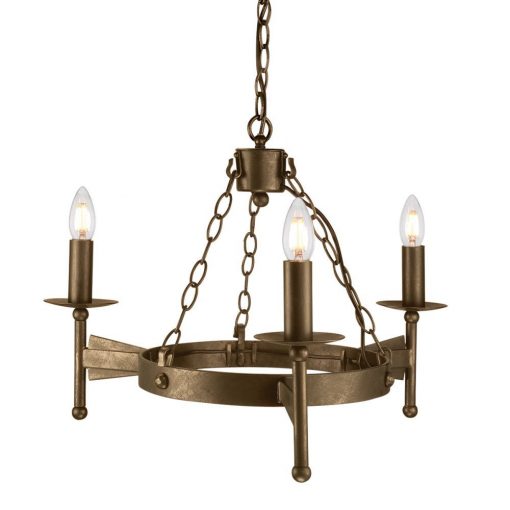 Chandelier Bronze CROMWELL ELSTEAD-CW3-OLD-BRZ