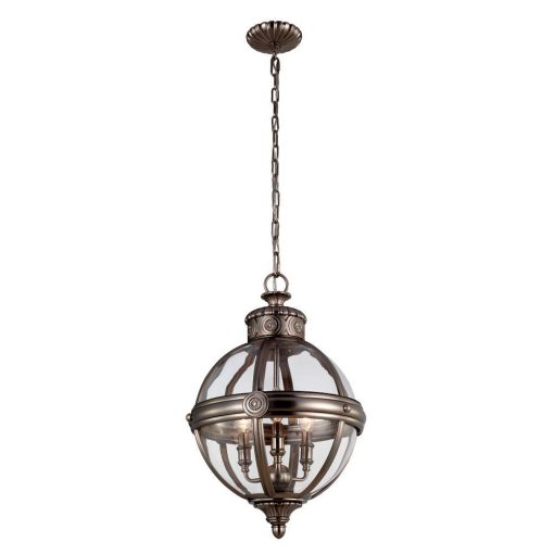 Chandelier Chrome ADAMS ELSTEAD-FE-ADAMS-3P-ANL