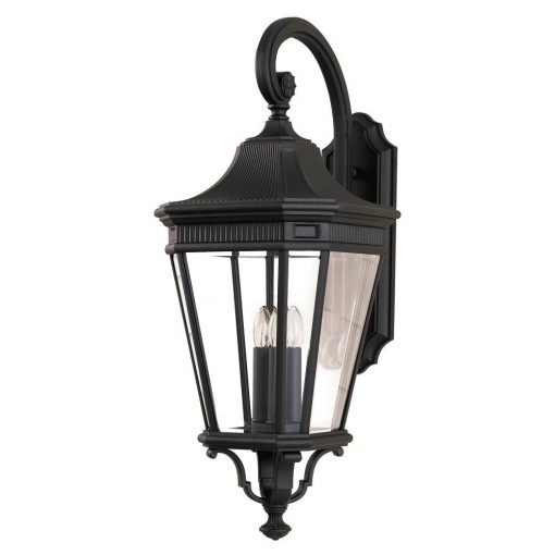 Outdoor wall lamp Black COTSWOLD LANE ELSTEAD-FE-COTSLN2-L-BK