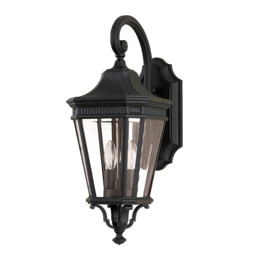 Outdoor wall lamp Black COTSWOLD LANE ELSTEAD-FE-COTSLN2-M-BK