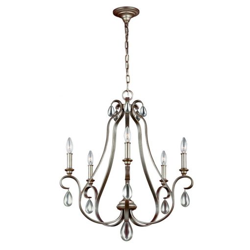 Chandelier Silver DeWitt ELSTEAD-FE-DEWITT5