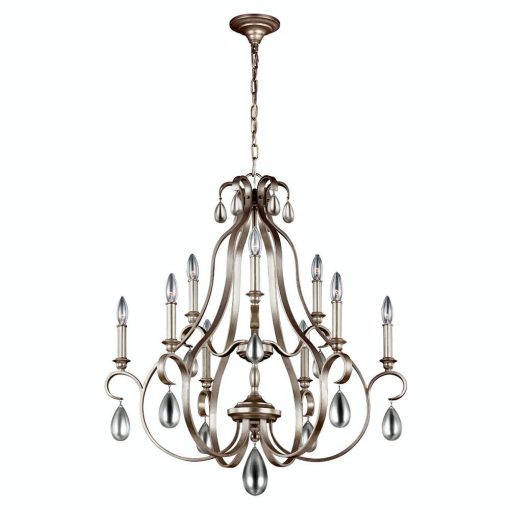 Chandelier Silver DeWitt ELSTEAD-FE-DEWITT9