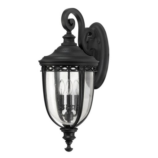 Outdoor wall lamp Black ENGLISH BRIDLE ELSTEAD-FE-EB2-L-BLK