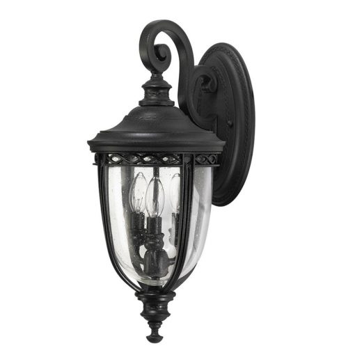 Outdoor wall lamp Black ENGLISH BRIDLE ELSTEAD-FE-EB2-M-BLK