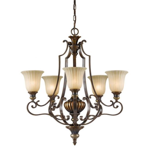 Chandelier Bronze KELHAM HALL ELSTEAD-FE-KELHAM-HALL5-UPLT