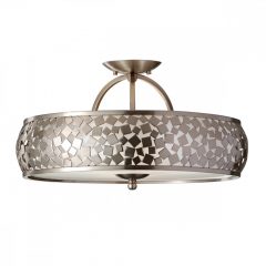 Ceiling Lamp Silver ELSTEAD FE-ZARA-SF