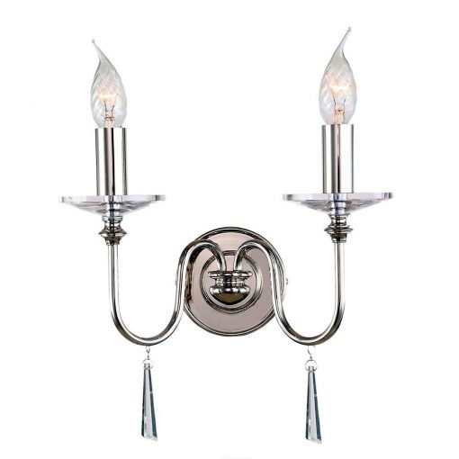 Wall lamp Chrome FINSBURY PARK ELSTEAD-FP2-POL-NICKEL