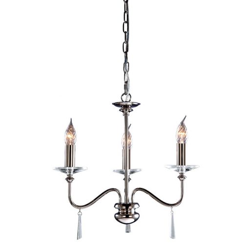 Chandelier Chrome FINSBURY PARK ELSTEAD-FP3-POL-NICKEL