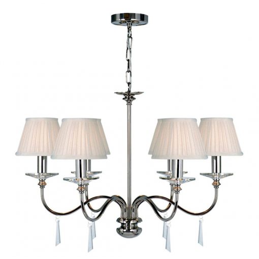 Chandelier Chrome FINSBURY PARK ELSTEAD-FP6-POL-NICKEL