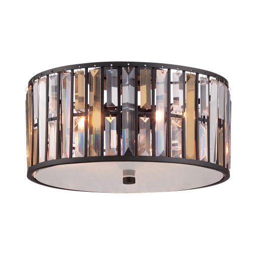 Ceiling Lamp Bronze ELSTEAD HK-GEMMA-F-VBZ