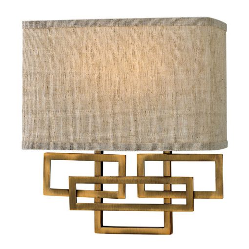 Wall lamp Bronze Lanza ELSTEAD-HK-LANZA2-BR