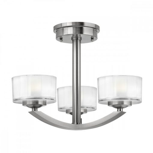 Ceiling Lamp Nickel ELSTEAD HK-MERIDIAN-SF