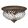 Ceiling lamp Bronze PLANTATION ELSTEAD-HK-PLANT-FL-PZ