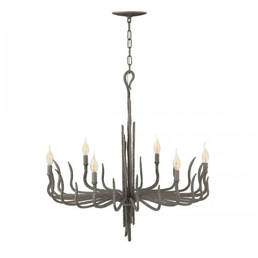 Chandelier Bronze ELSTEAD HK-SPYRE6C-MMB