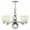 Chandelier Chrome ZELDA ELSTEAD-HK-ZELDA5-PN