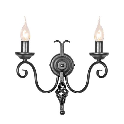 Wall lamp Black HARLECH ELSTEAD-HR2A-BLACK