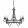 Chandelier Black HARLECH ELSTEAD-HR5-BLACK