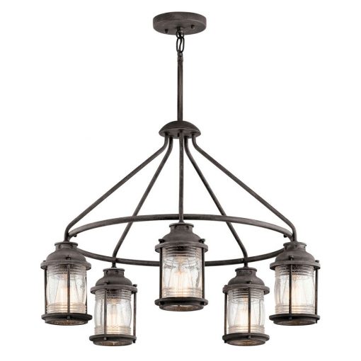 Chandelier Gray Ashland Bay ELSTEAD-KL-ASHLANDBAY-5P