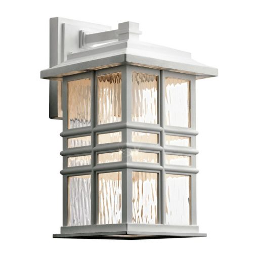 Outdoor wall lamp White Beacon Square ELSTEAD-KL-BEACON-SQUARE-M-WHT