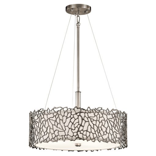 Suspension Tin alloy ELSTEAD KL-SILVER-CORAL-PA