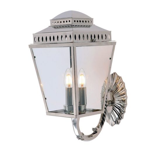 Outdoor wall lamp Chrome MANSION HOUSE ELSTEAD-MANSION-HOUSE-WB1-PN