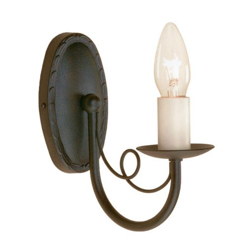 Wall lamp Black MINSTER ELSTEAD-MN1-BLACK