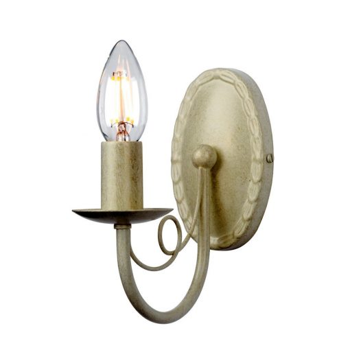 Wall lamp White MINSTER ELSTEAD-MN1-IV-GOLD