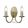 Wall lamp White MINSTER ELSTEAD-MN2-IV-GOLD