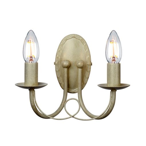 Wall lamp White MINSTER ELSTEAD-MN2-IV-GOLD