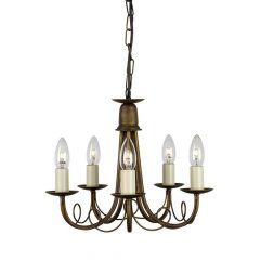 Chandelier Black Minster ELSTEAD-MN5-BLK-GOLD