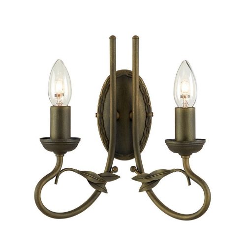 Wall lamp Black OLIVIA ELSTEAD-OV2-BLK-GOLD