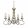 Chandelier White OLIVIA ELSTEAD-OV5-IVORY-GOLD