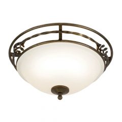 Ceiling lamp Black PEMBROKE ELSTEAD-PB-FA-BLK-GOLD