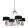 Chandelier Black ELSTEAD QZ-GOTHAM4