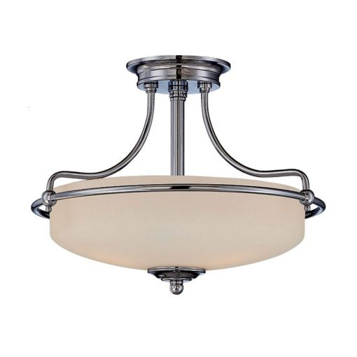 Ceiling lamp Chrome GRIFFIN ELSTEAD-QZ-GRIFFIN-SFS-AN